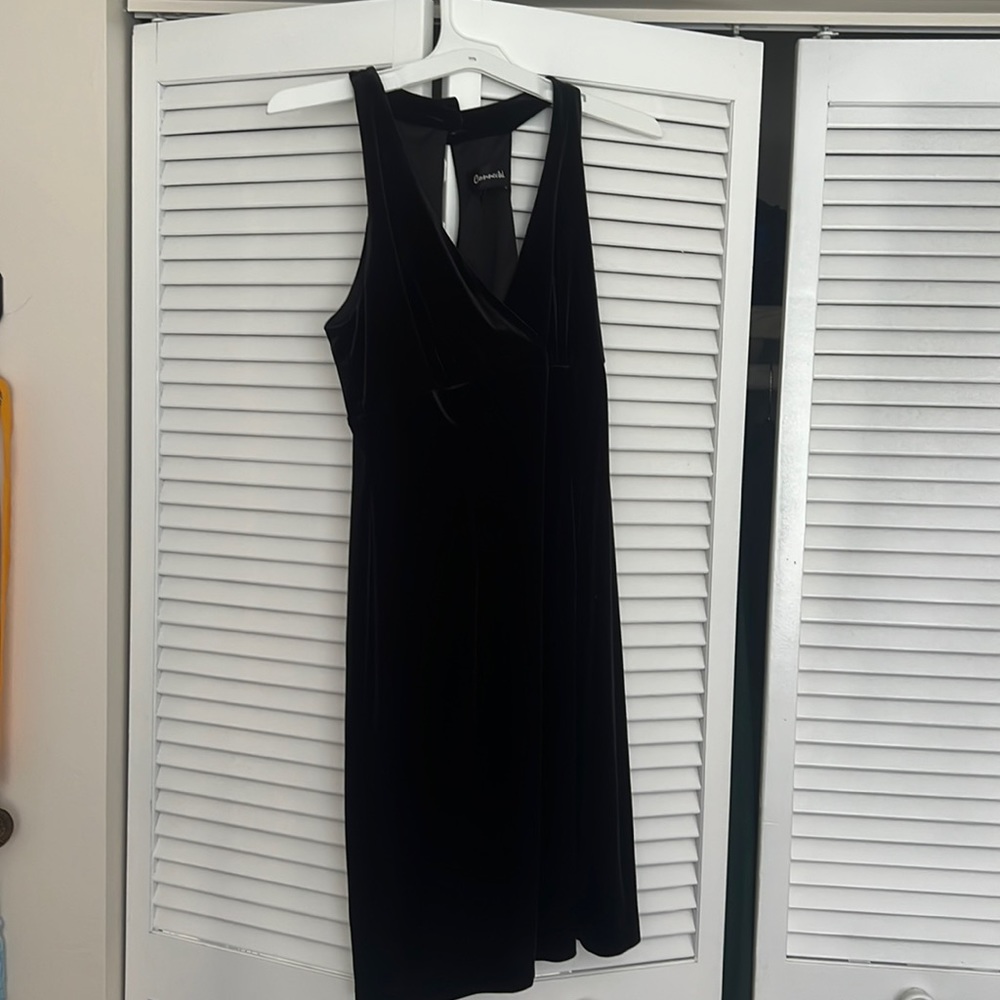 Black Velvet Dress-from Connected